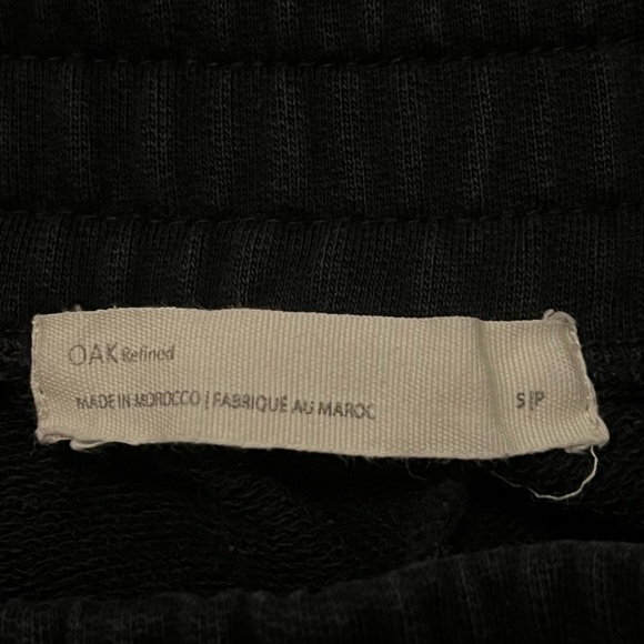 Oak and Fort - Black Cargo Sweats - Small - Picture 2 of 2